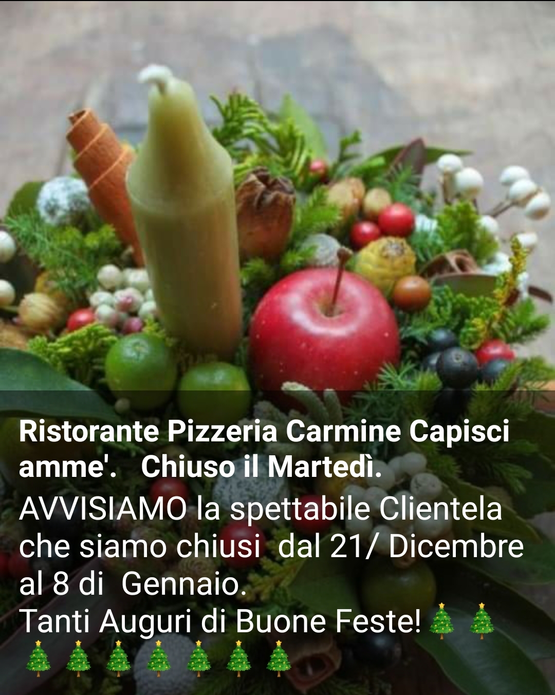 RISTORANTE PIZZERIA CARMINE - Capisci Amme'